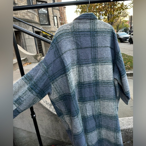 Isabel Marant Check blue coat - Picture 9 of 9